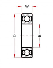 Подшипник Высокотемпературные подшипники Высокотемпературный подшипник 6005 BHTS ZZ 280° BECO по выгодным ценам Воткинск